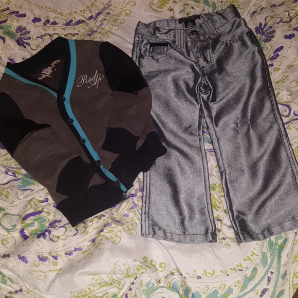 Red Ape Jacket and Jean 2 Piece Set - Picture 6 of 6